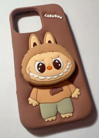 Silicone Labubu Smile Apple iPhone 16 Pro