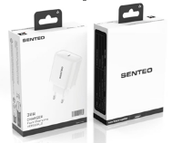 Сетевое Зарядное Устройство Senteo T-04 1USB-C+1USB-A PD25W/QC3.0 18W