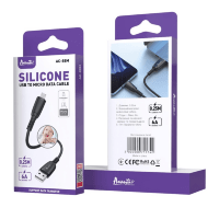 USB Cable Avantis AC-88m 0.25m 6A Silicone Micro