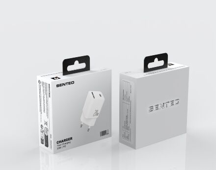 Сетевое Зарядное Устройство Senteo S-02 1USB-C PD 20W
