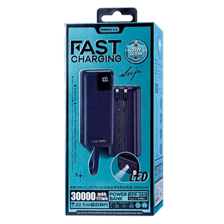 Power Bank Remax RPP-550 30000mAh PD20W+QC 22.5W