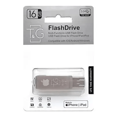 USB + Lightning + Micro Flash Drive T&G TG004 16GB USB 3.0