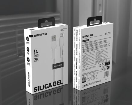 USB Cable Senteo SL-03 soft silicone USB C- Lightning 1M 20W