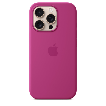 Silicone Case Original With MagSafe and Splash Apple iPhone 16 Pro with button