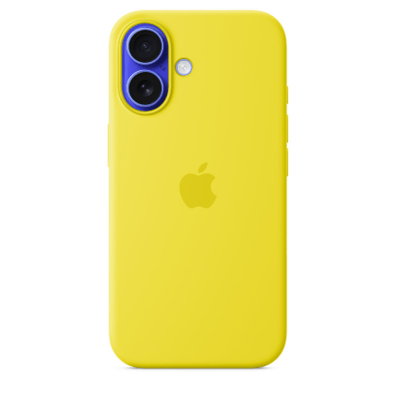 Silicone Case Original With MagSafe and Splash Apple iPhone 16 with button