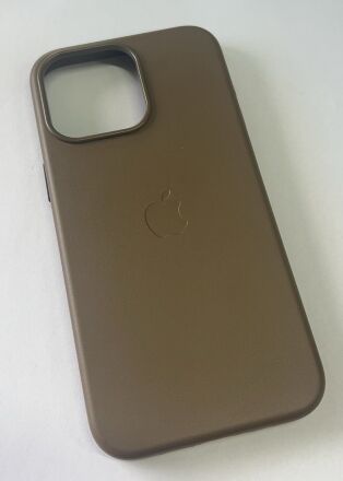 Чехол Leather Case Apple Iphone 15 ProMax  MagSafe