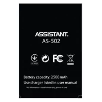 Акумулятор для Assistant AS-502/AS-503