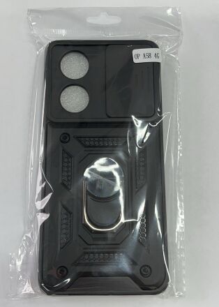 Armor Case With Curtain for Oppo A58 4G