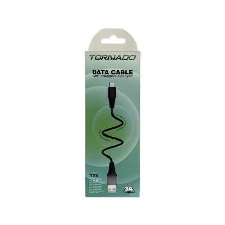 USB Cable TORNADO TX6 Type-C 3A/1m