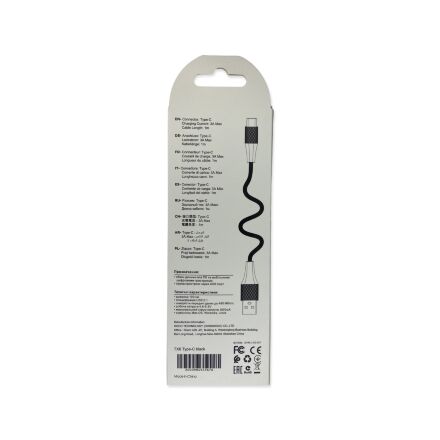 USB Cable TORNADO TX6 Type-C 3A/1m