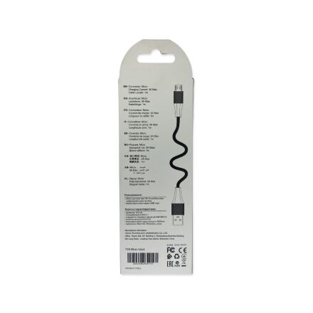 USB Cable TORNADO TX6 Micro 3A/1m