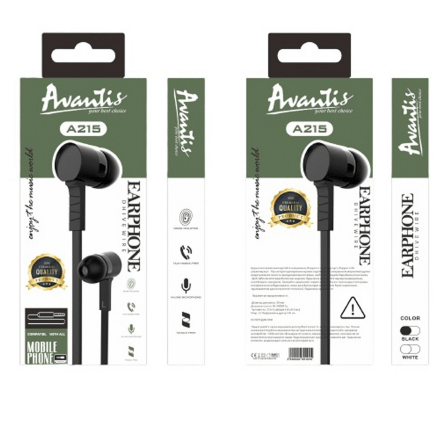 Навушники Avantis A215 with mic