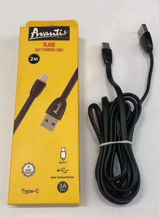 USB Cable Avantis A-25t Plane Type-C 2m
