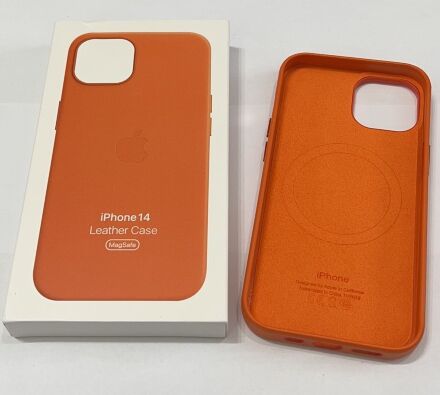 Чохол Leather Case Apple Iphone 14  MagSafe