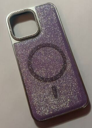 Case KWI-NI Diamond and  MagSafe Apple for Iphone 15