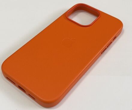 Чохол Leather Case Apple Iphone 14 ProMax  MagSafe