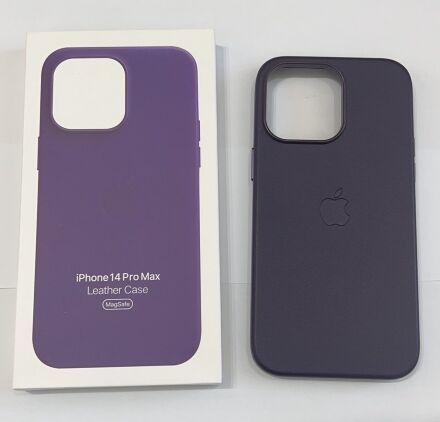 Чохол Leather Case Apple Iphone 14 ProMax  MagSafe