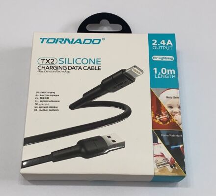 USB Cable TORNADO TX2 Silicone Lighting
