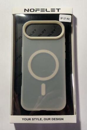 Чехол Silicone and Plastic Matte Nofelet for Apple Iphone 17 Air with Magsafe