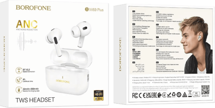 Блютуз Стерео Гарнитура Borofone BW59 Plus