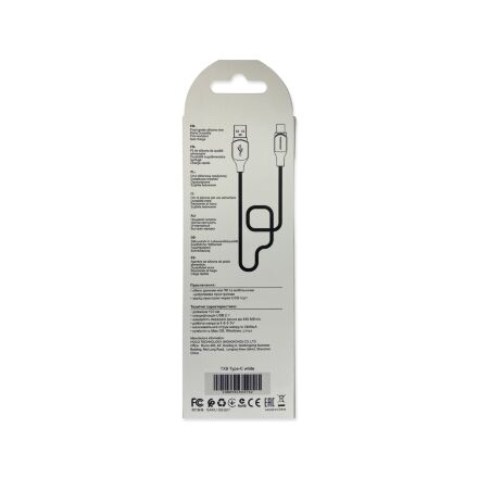 USB Cable TORNADO TX9 Silicone  Type-C 2.4A/1m
