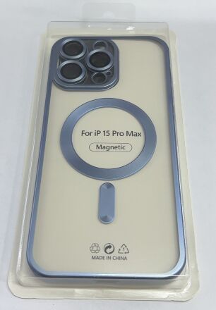 Case Magsafe With Frame Matte for Apple Iphone 15 ProMax