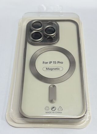 Case Magsafe With Frame Matte for Apple Iphone 15 Pro