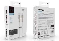 USB Cable Senteo SM-03 60W  Iron Series braided USB-C to USB-C 1M