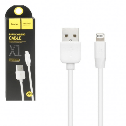 USB Cable Hoco X1 Rapid Lightning 2m