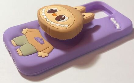 Silicone Labubu Smile Apple iPhone 15 Pro