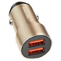 Автомобільний зарядний пристрій  Borofone BZ19B Wisdom 36W 2USB QC3.0